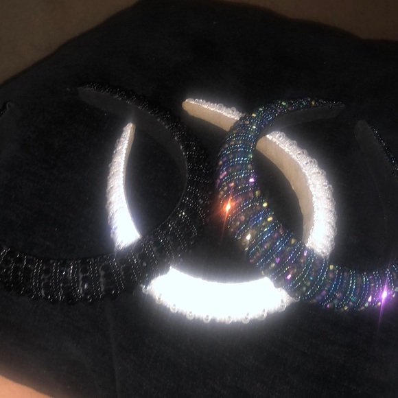 3 Pieces Rhinestone Padded Headband - Picture 5 of 5